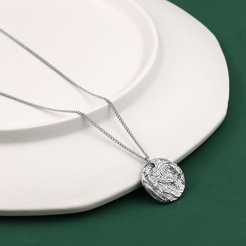 BFCLUB-Collier Rond en Argent  - Birth Flower Necklace avis et prix
