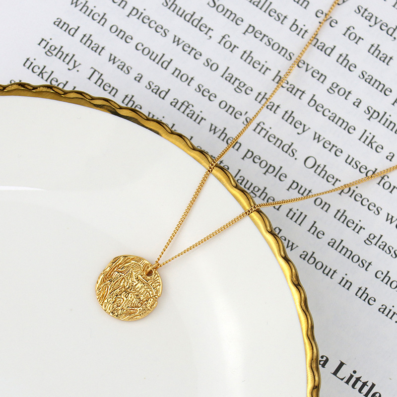 BFCLUB-Collier Rond en Argent  - Birth Flower Necklace avis et prix