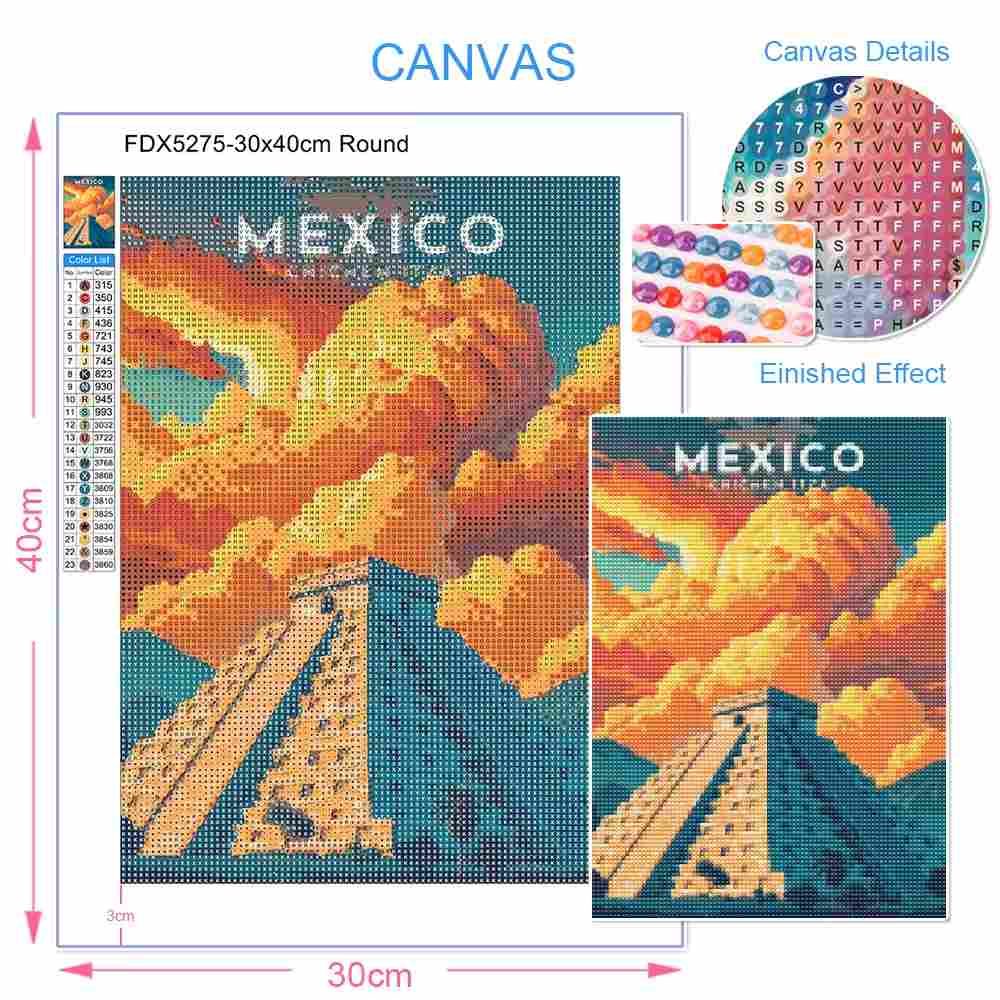 Peinture Diamant VIVID GEM - S - Photo Mosaic Print avis et prix