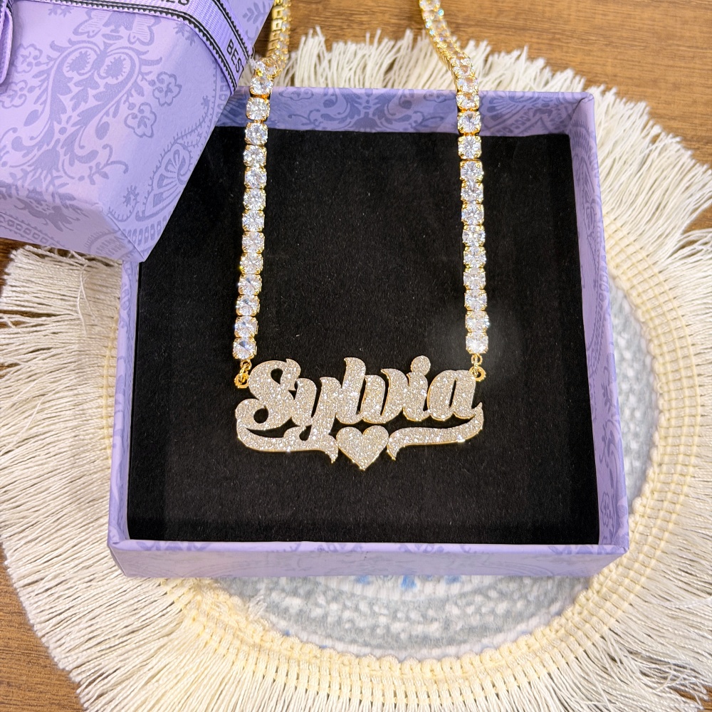 DUOYING Ensemble Collier et Bo - Name Necklace Custom avis et prix