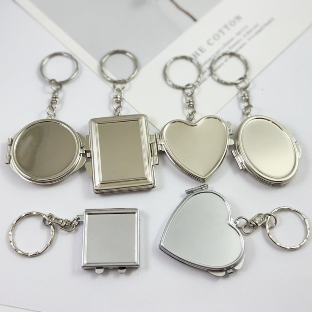 Porte-clés miroir en métal et  - Initial Ring Custom avis et prix