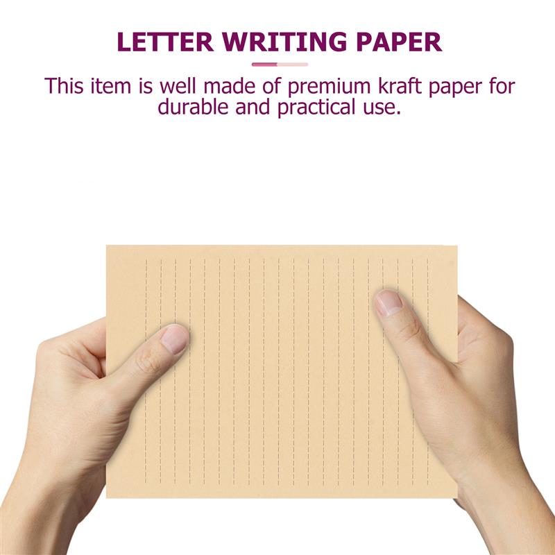 50/100 feuilles A5 papier Kraf - Wax Seal Letter Kit avis et prix