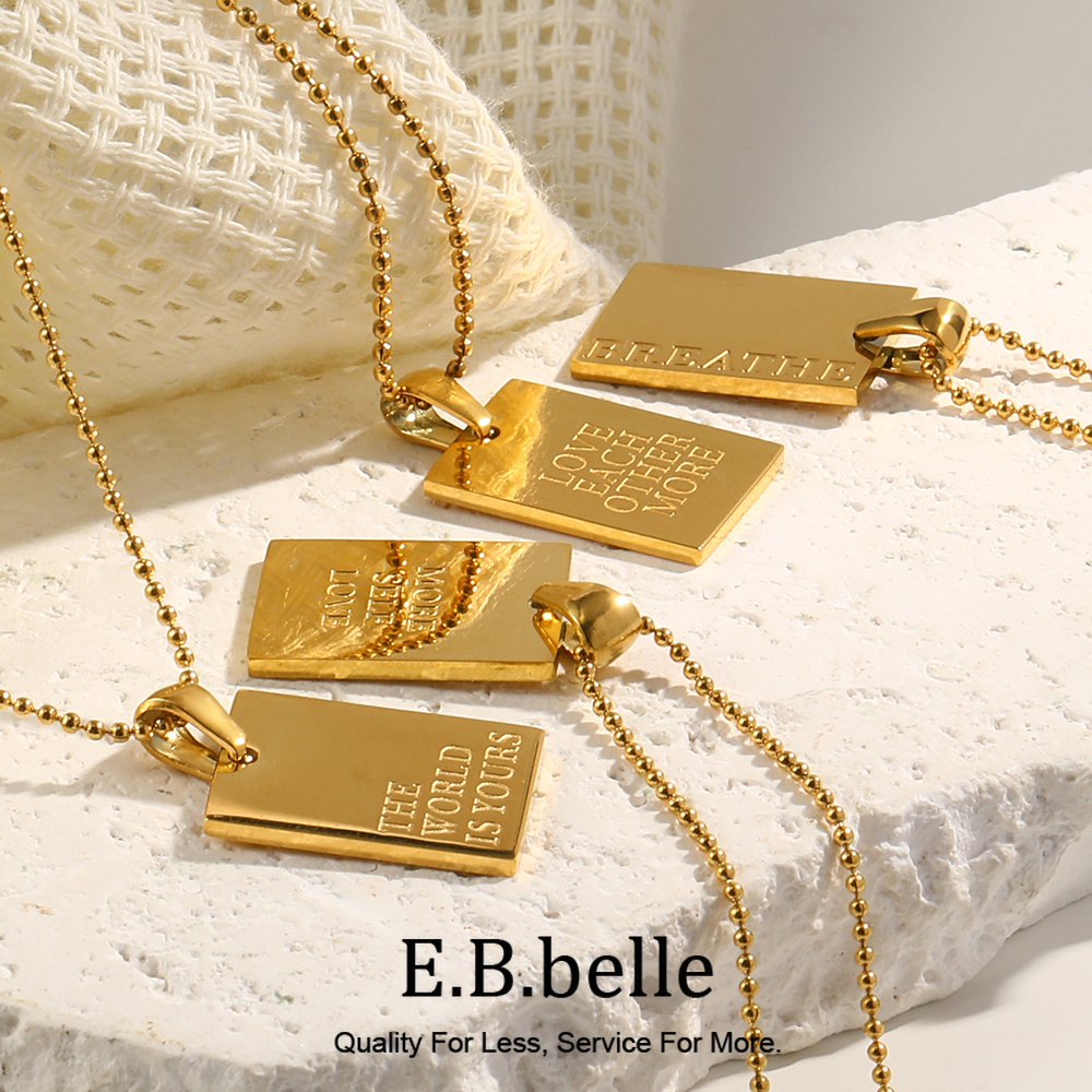 E.B.belle élégant Hip Hop pers - Birth Flower Necklace avis et prix