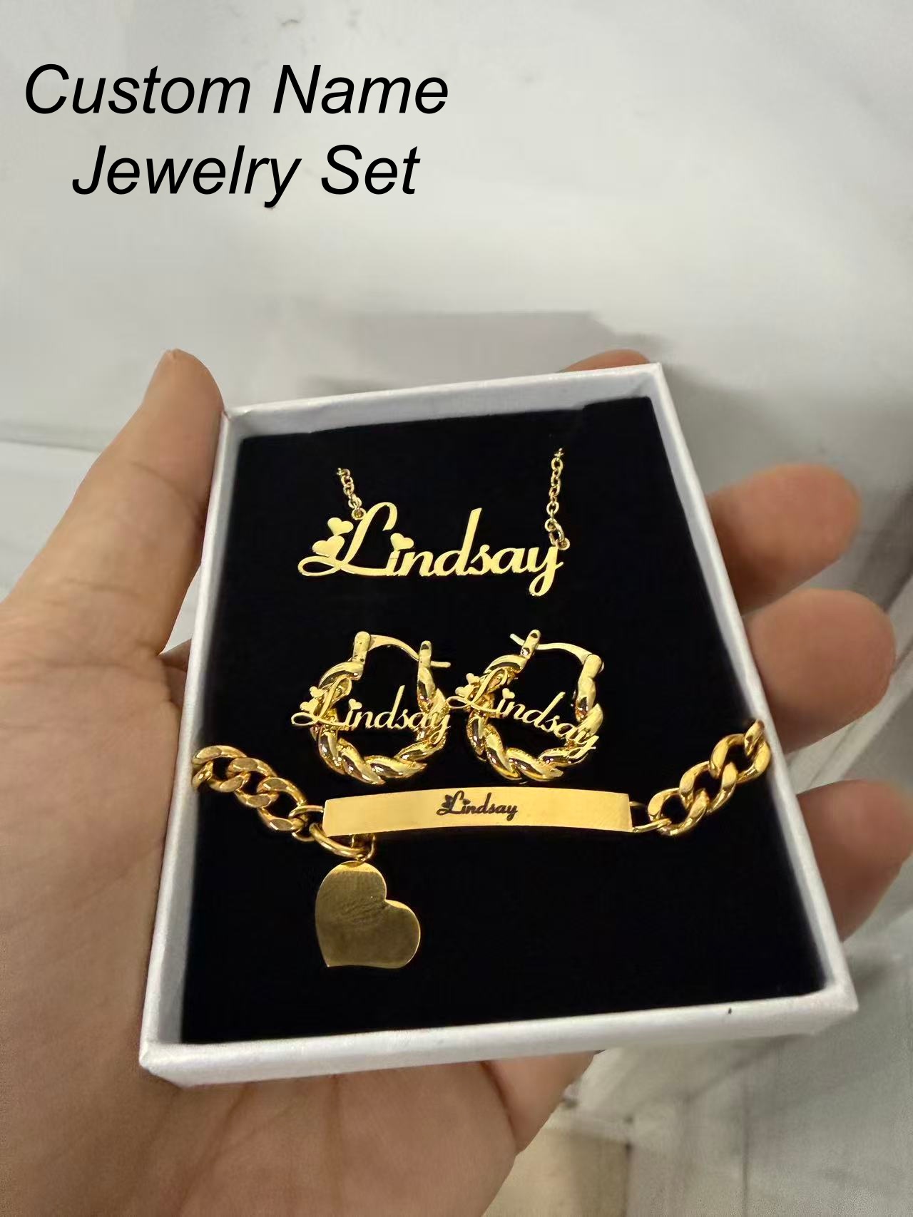 Ensemble de bijoux pour enfant - Name Necklace Custom avis et prix