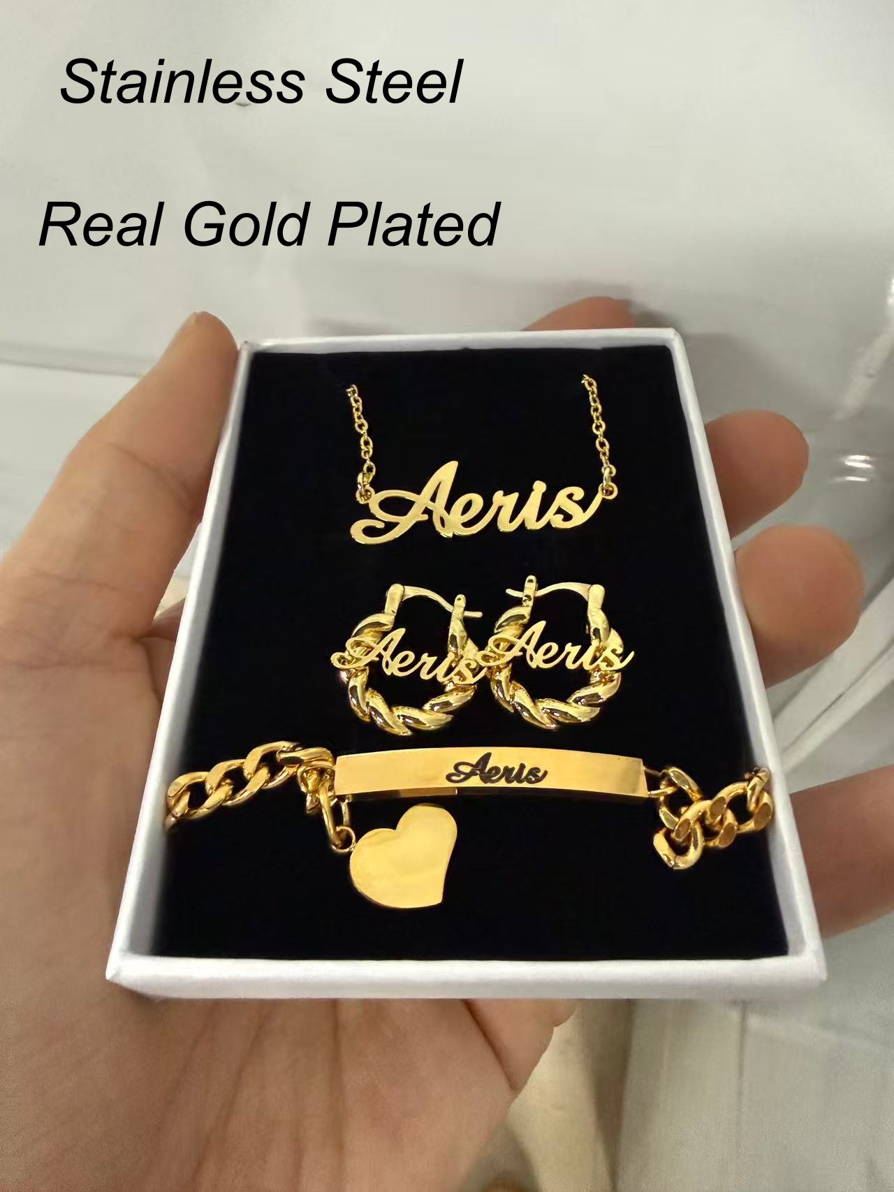 Ensemble de bijoux pour enfant - Name Necklace Custom avis et prix