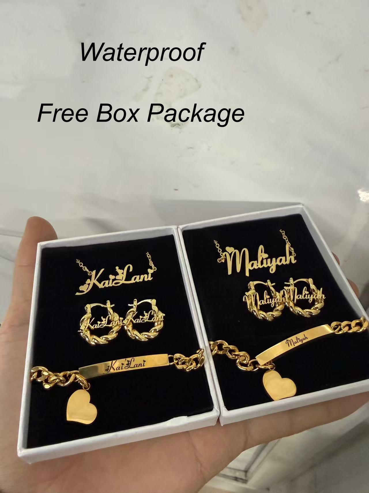 Ensemble de bijoux pour enfant - Name Necklace Custom avis et prix